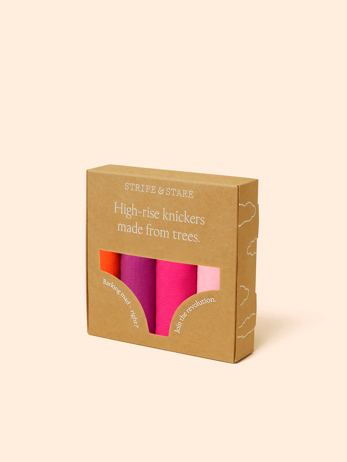 High Rise Knicker Four Pack - Autumn Sunset