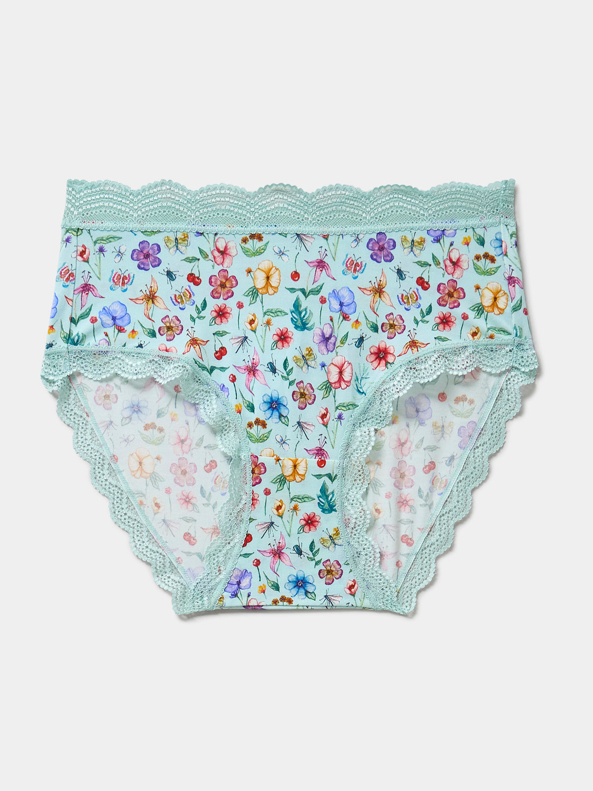 High Rise Knicker - Ethereal Wildflowers