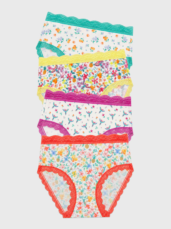 High Rise Knicker Four Pack - Paradise Found