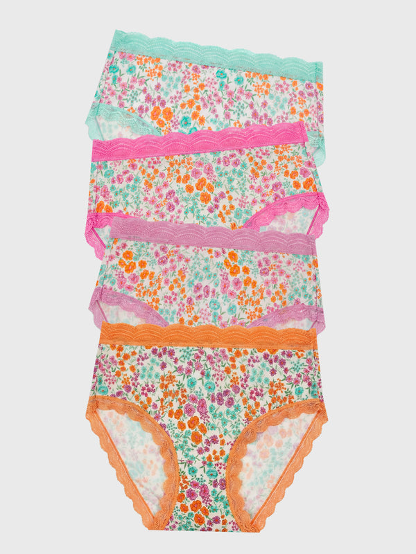 High Rise Knicker Four Pack - Sweet Posy