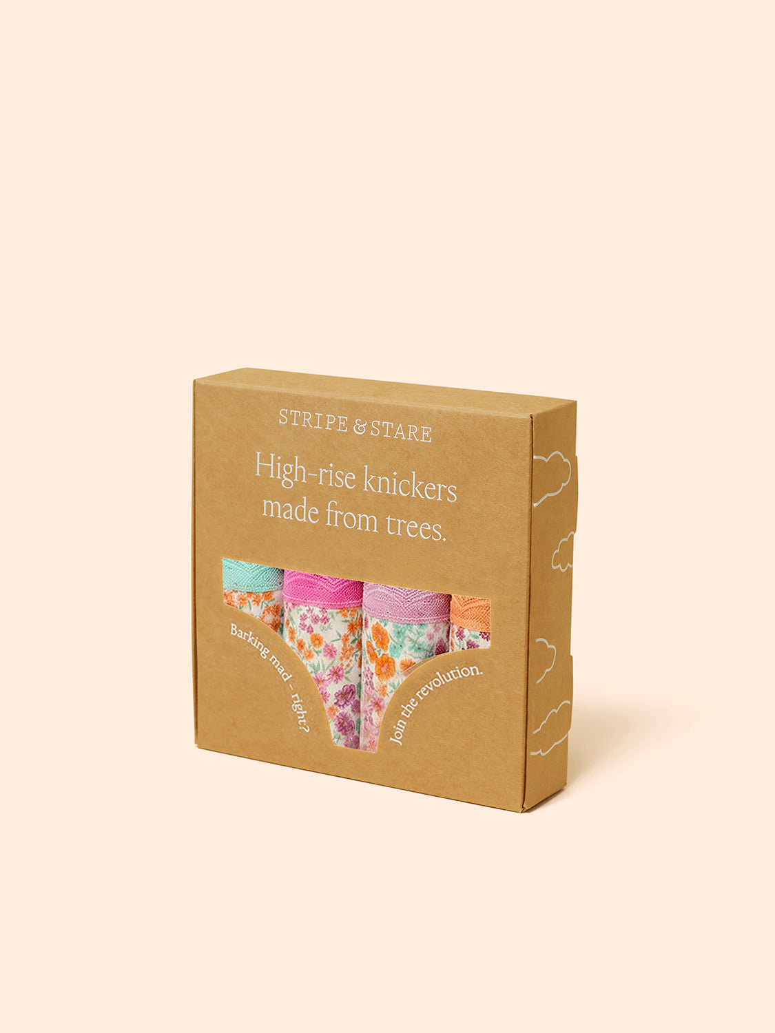 High Rise Knicker Four Pack - Sweet Posy