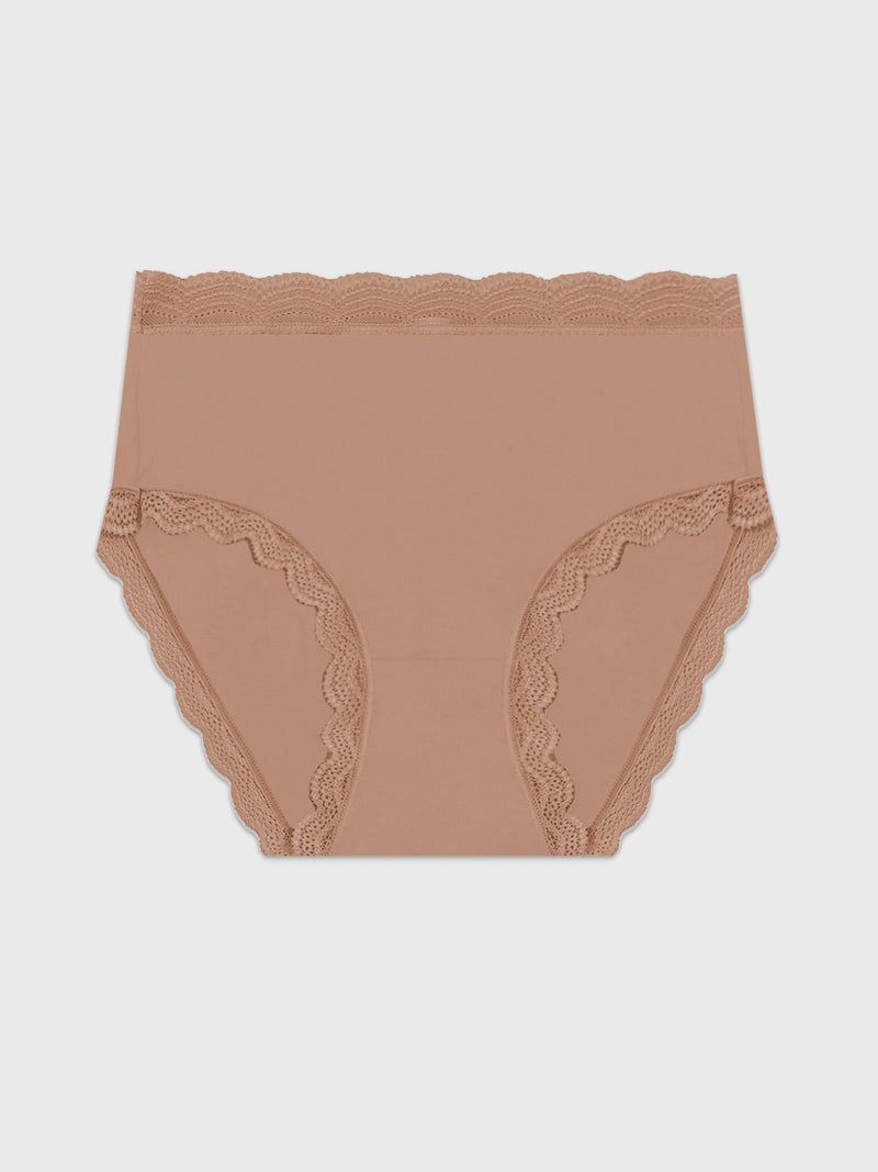 High Rise Knicker - Latte