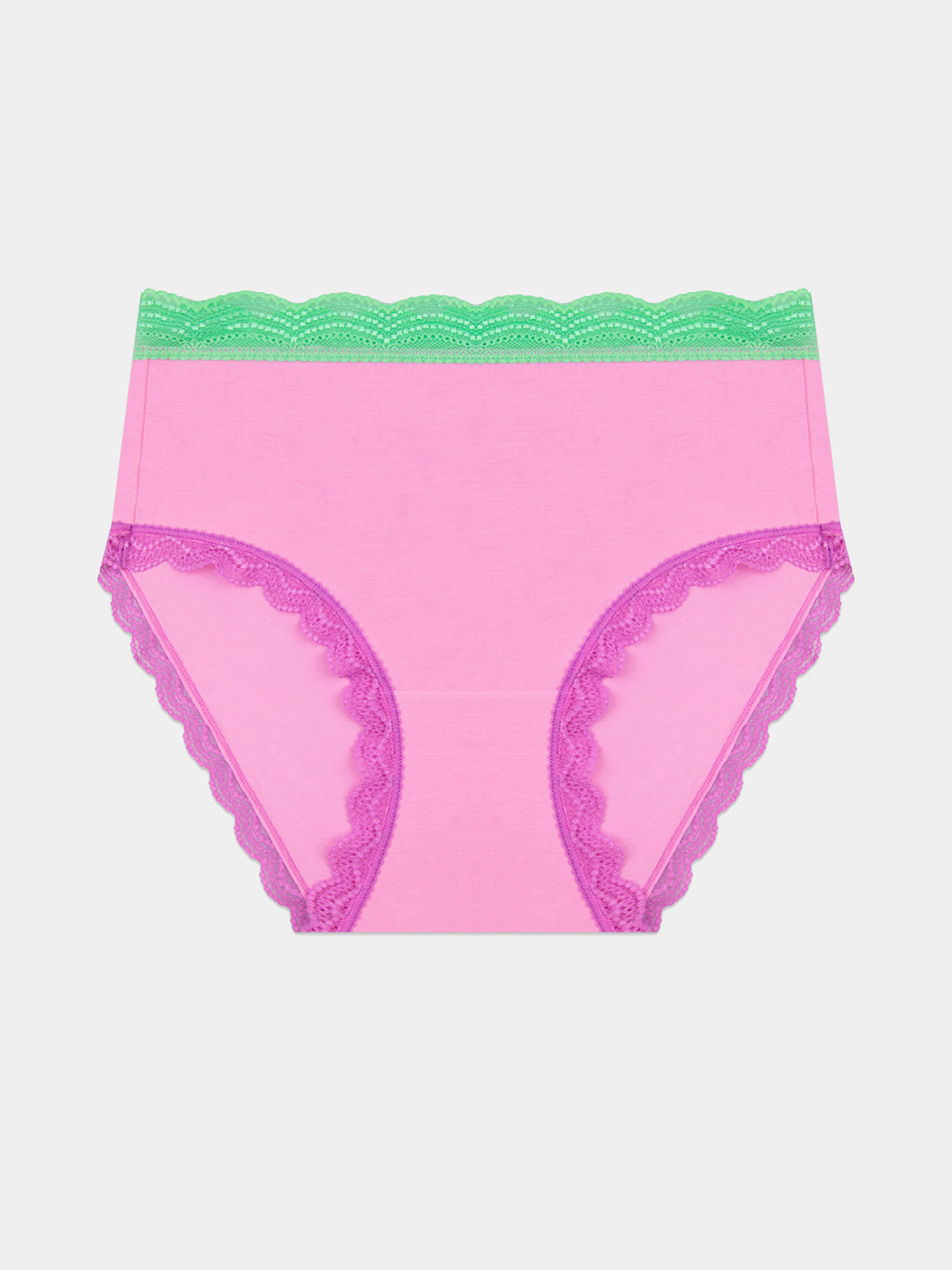 High Rise Knicker - Candy Floss Brights