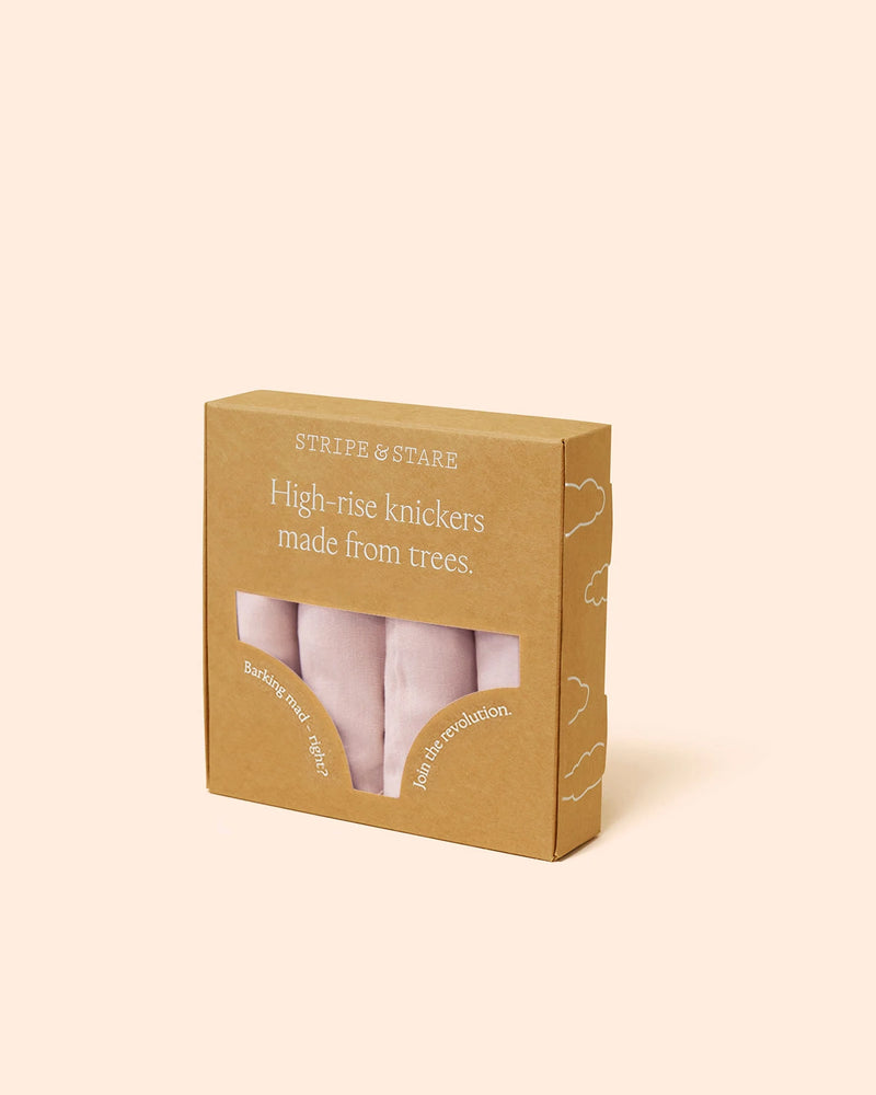 High Rise Knicker Four Pack - Pink-a-Boo Charming Garment Enterprises Co
