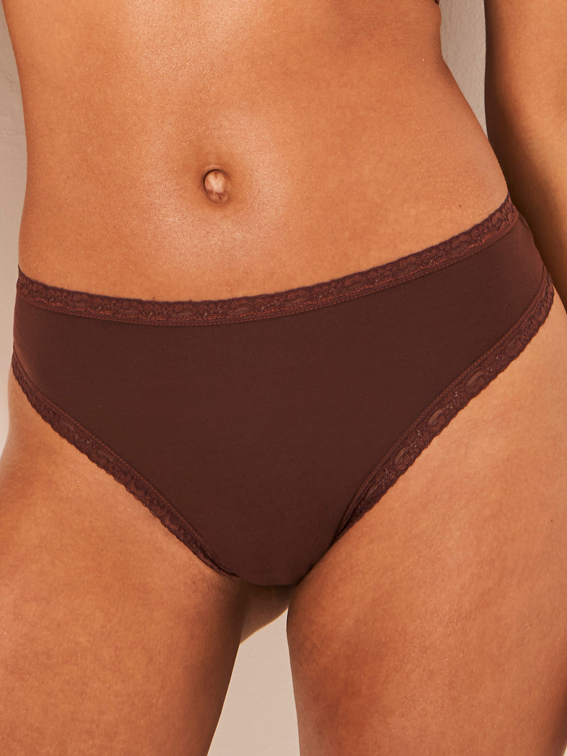 High Waisted Thong - Cocoa Charming Garment Enterprises Co