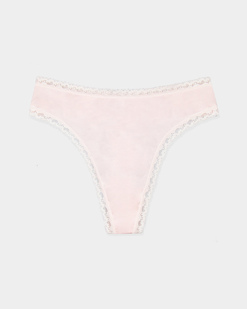 High Waisted Thong - Pink-a-boo Charming Garment Enterprises Co
