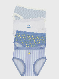 High Rise Knicker Four Pack - Ciao Bella