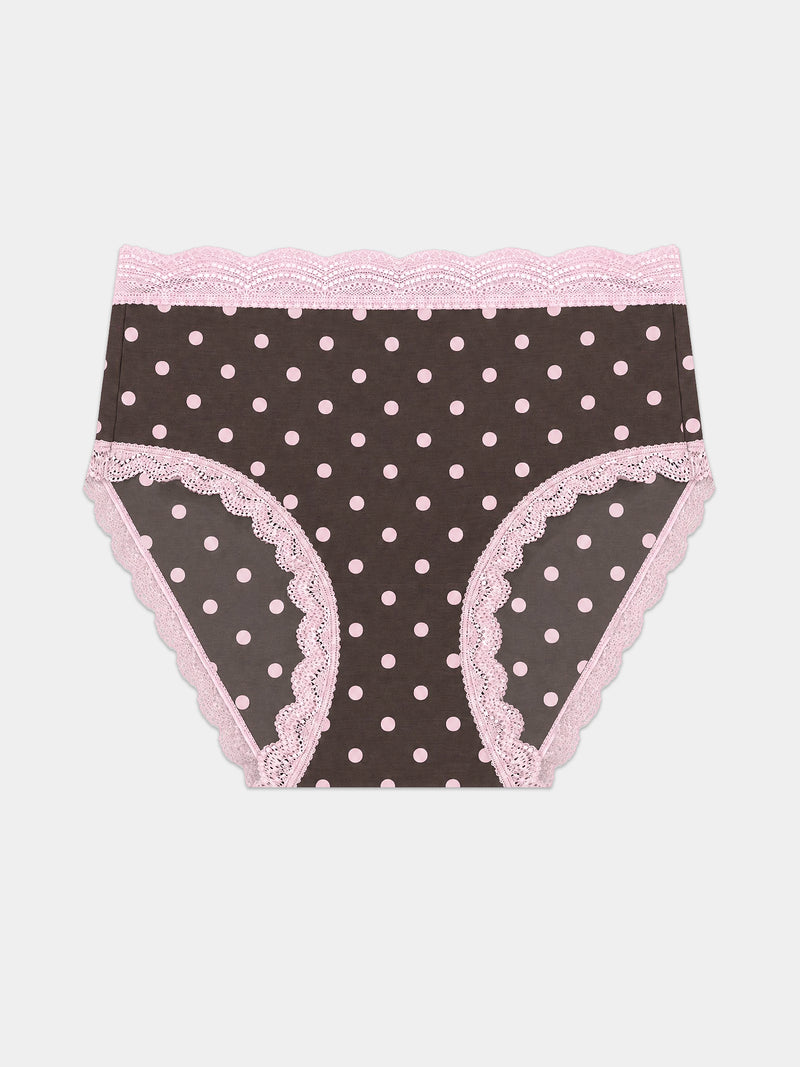 High Rise Knicker - Neapolitan Polkadot