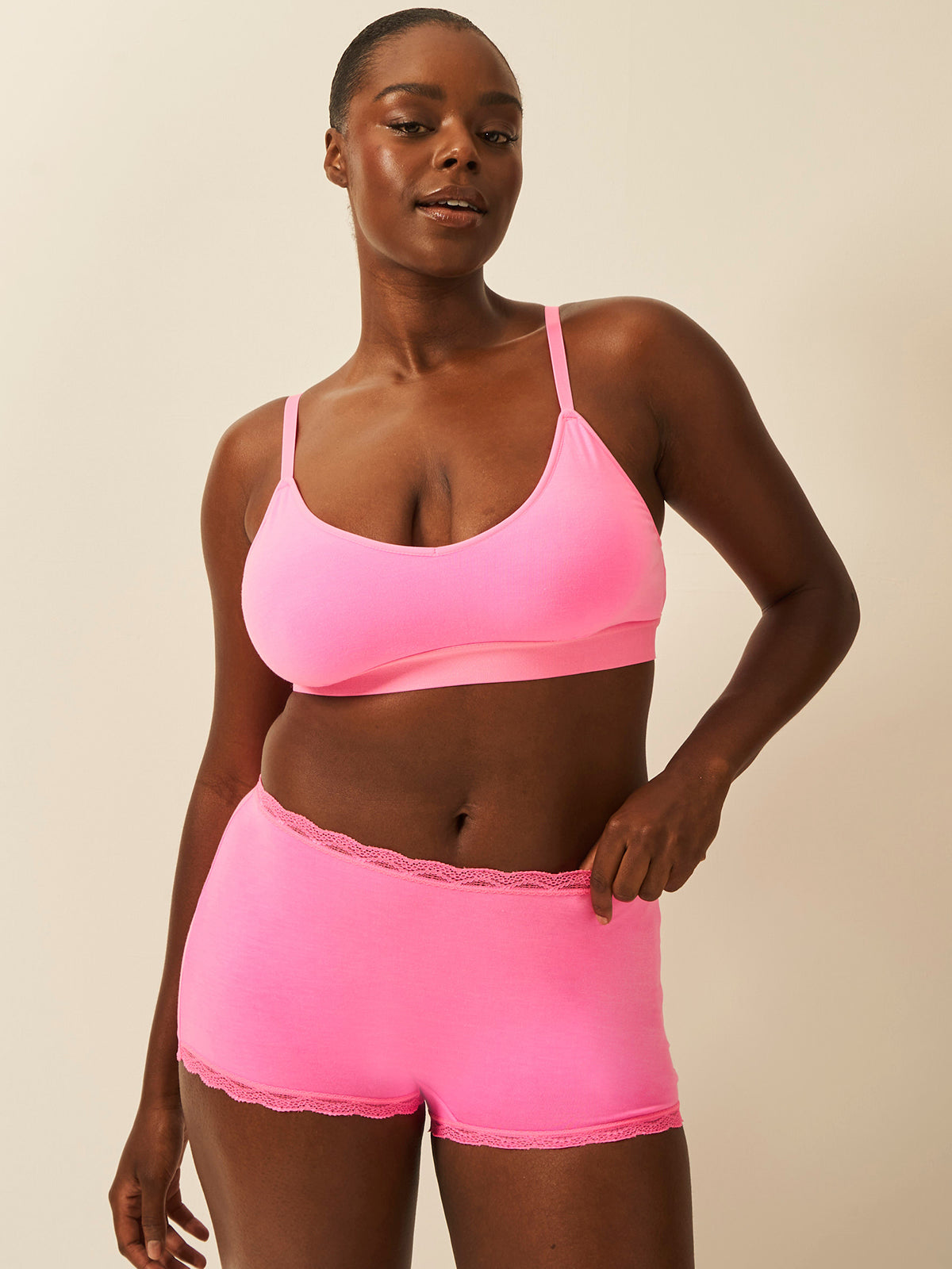 Hipster Knicker - Hot Pink Charming Garment Enterprises Co