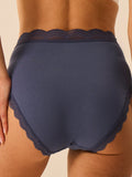 High Rise Knicker - Indigo Blue