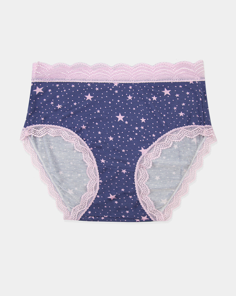 High Rise Knicker - Indigo and Pirouette Stars Charming Garment Enterprises Co