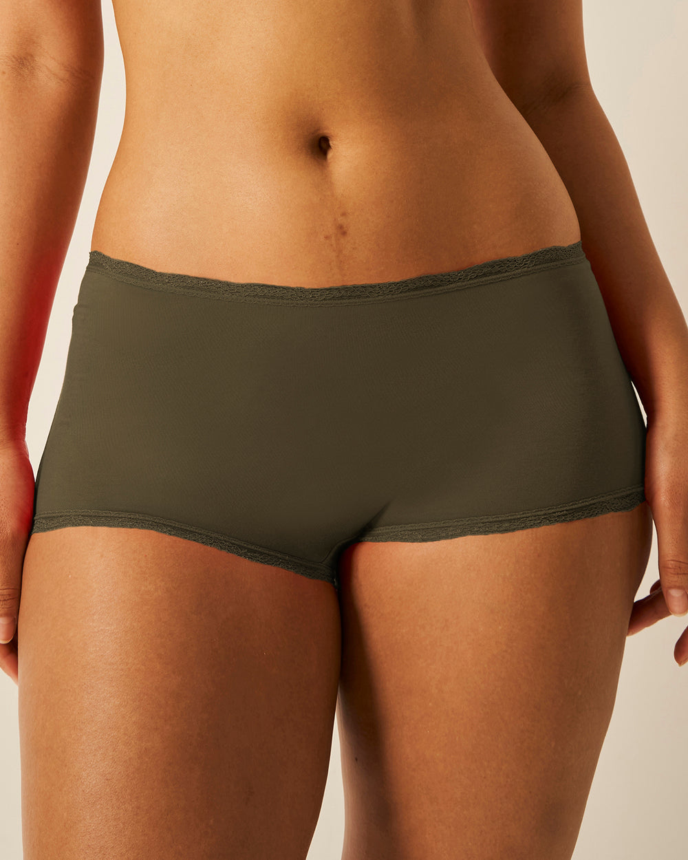 Hipster Knicker - Modern Khaki Stripe & Stare