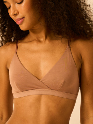 Crossover Bra -  Latte