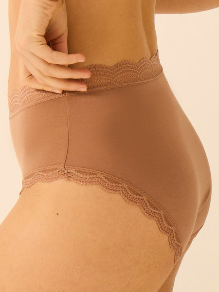 High Rise Knicker - Latte