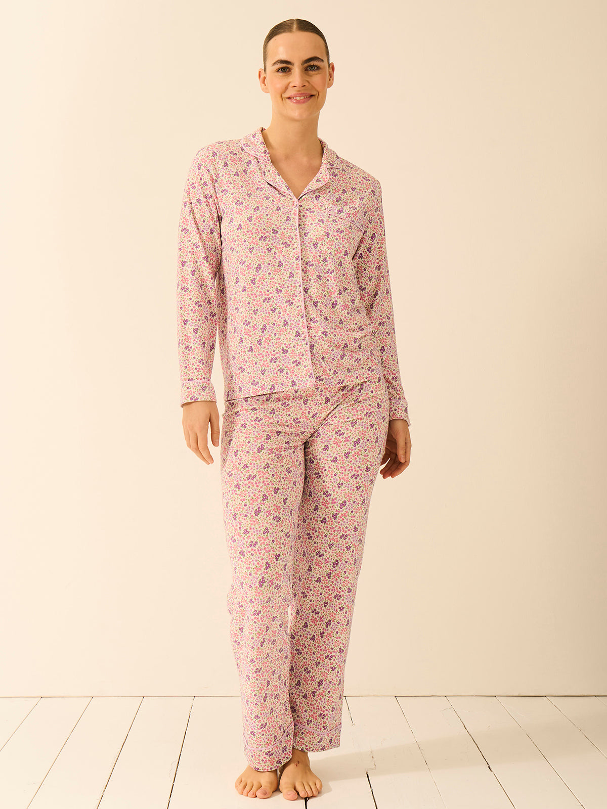 Long Pyjama Set - Lavender Haze