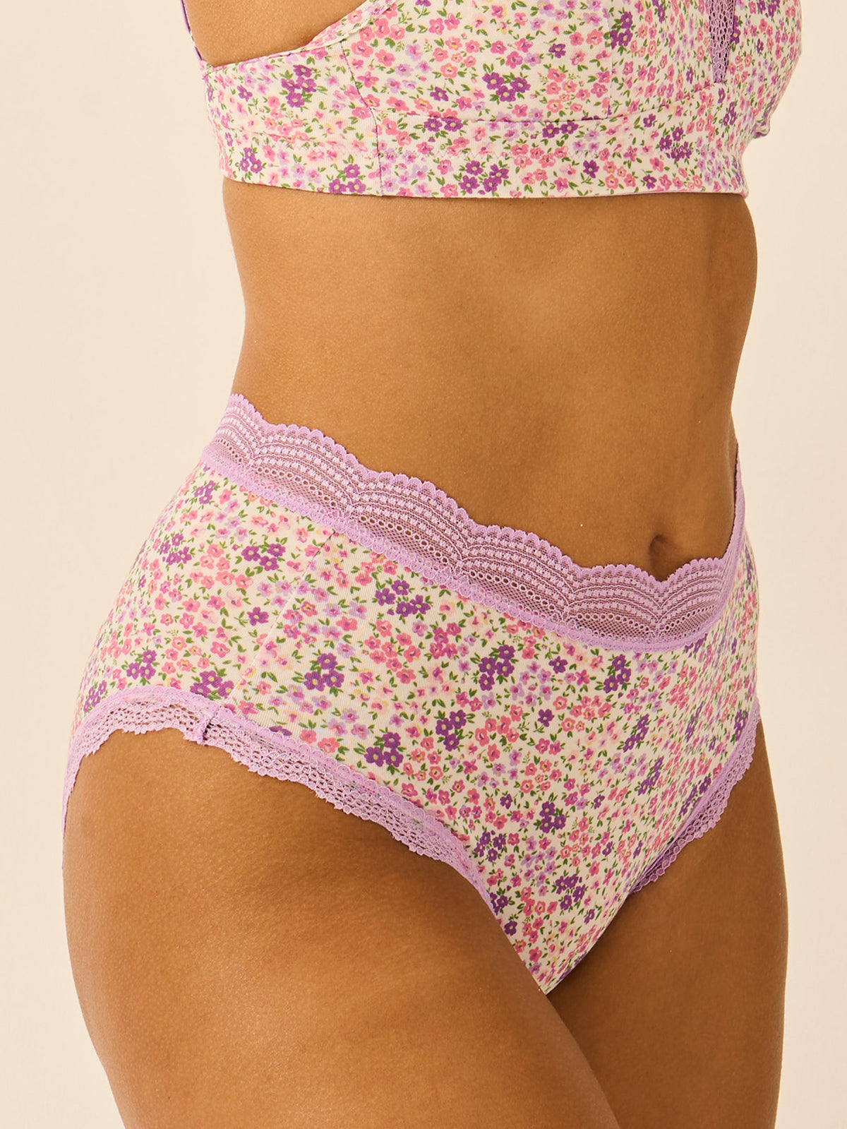 High Rise Knicker - Lavender Haze