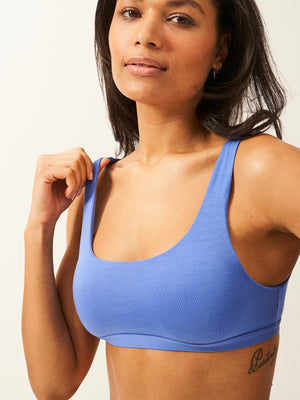 Soft Scoop Bra - Amparo Blue