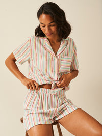 Seersucker Boxer Short - Bon Bon Stripe Fast Track Sourcing FZC LLC