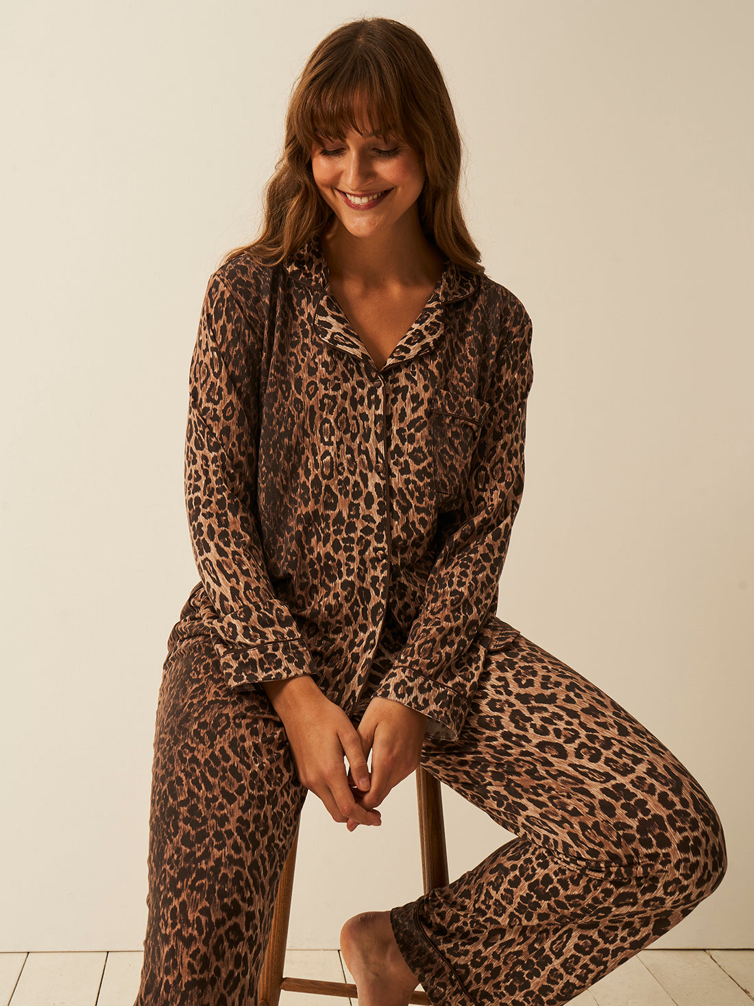 Long Pyjama Set - RIXO Classic Leopard Wholegood Inter-United Ltd