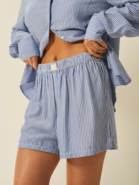 Seersucker Boxer Short - Amparo Blue Fast Track Sourcing FZC LLC