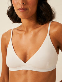 Crossover Bra - White Charming Garment Enterprises Co