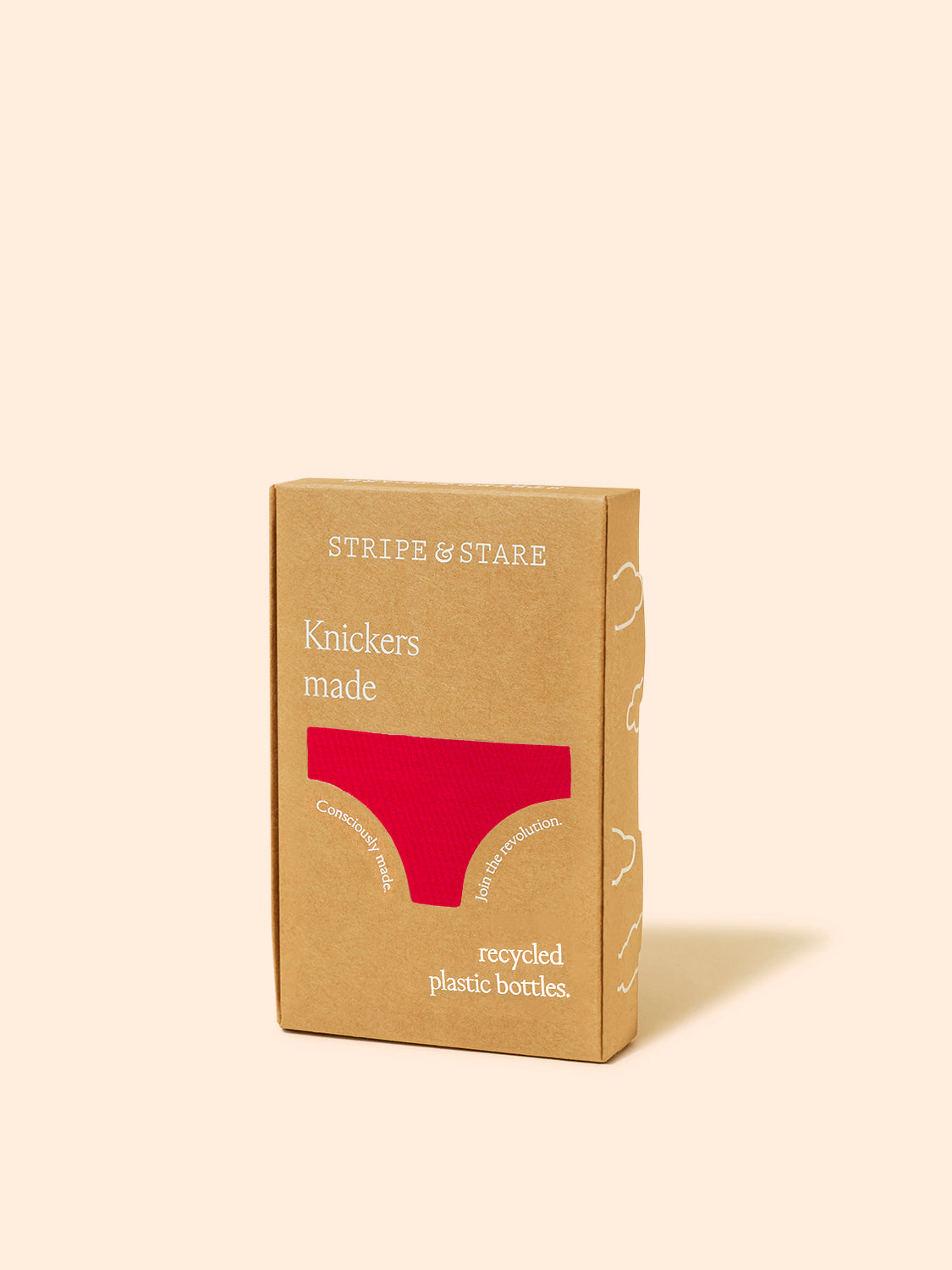 Eco Lace Original Knicker - Lipstick Red Hop Lun Limited