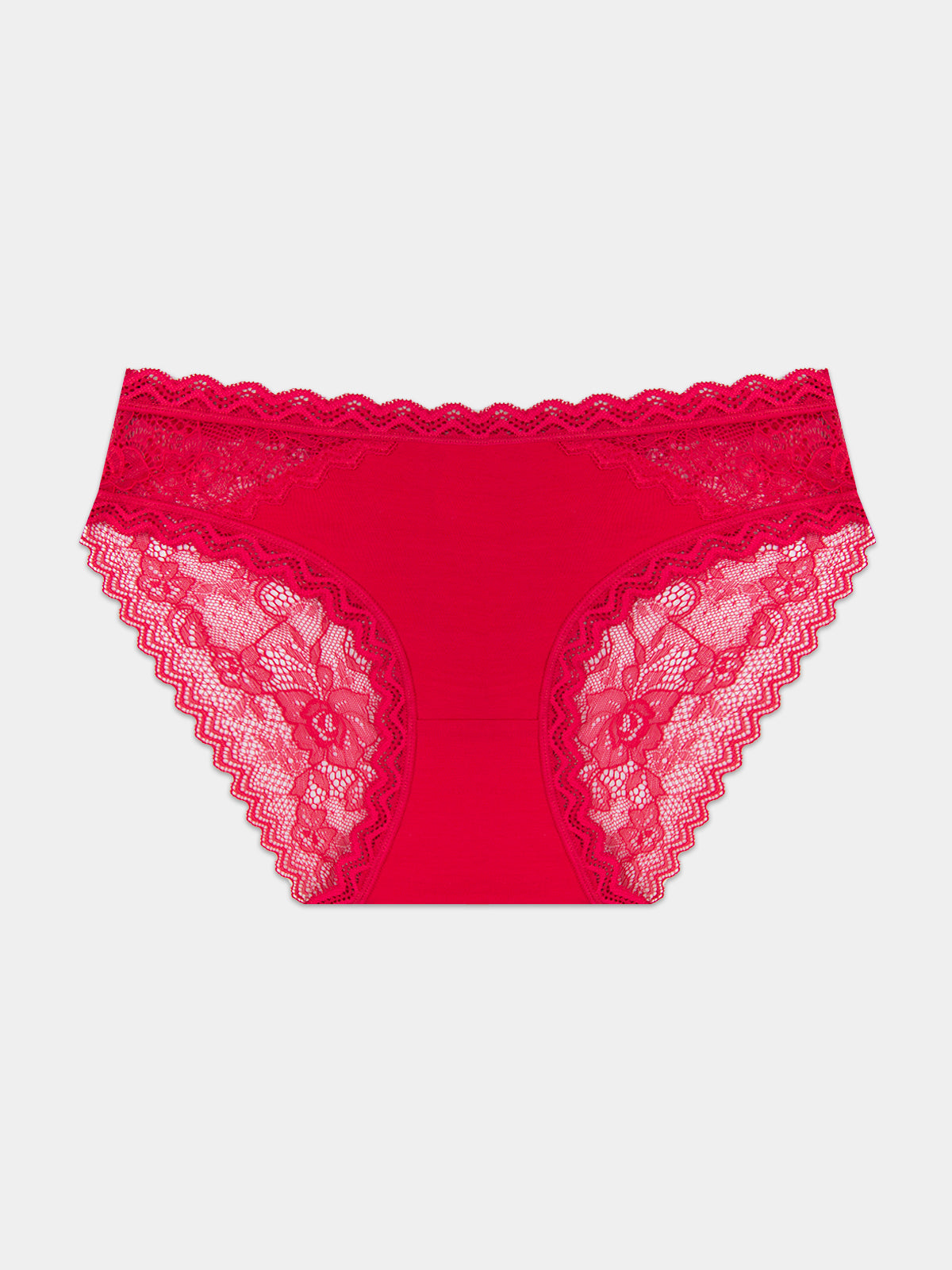 Eco Lace Original Knicker - Lipstick Red Hop Lun Limited