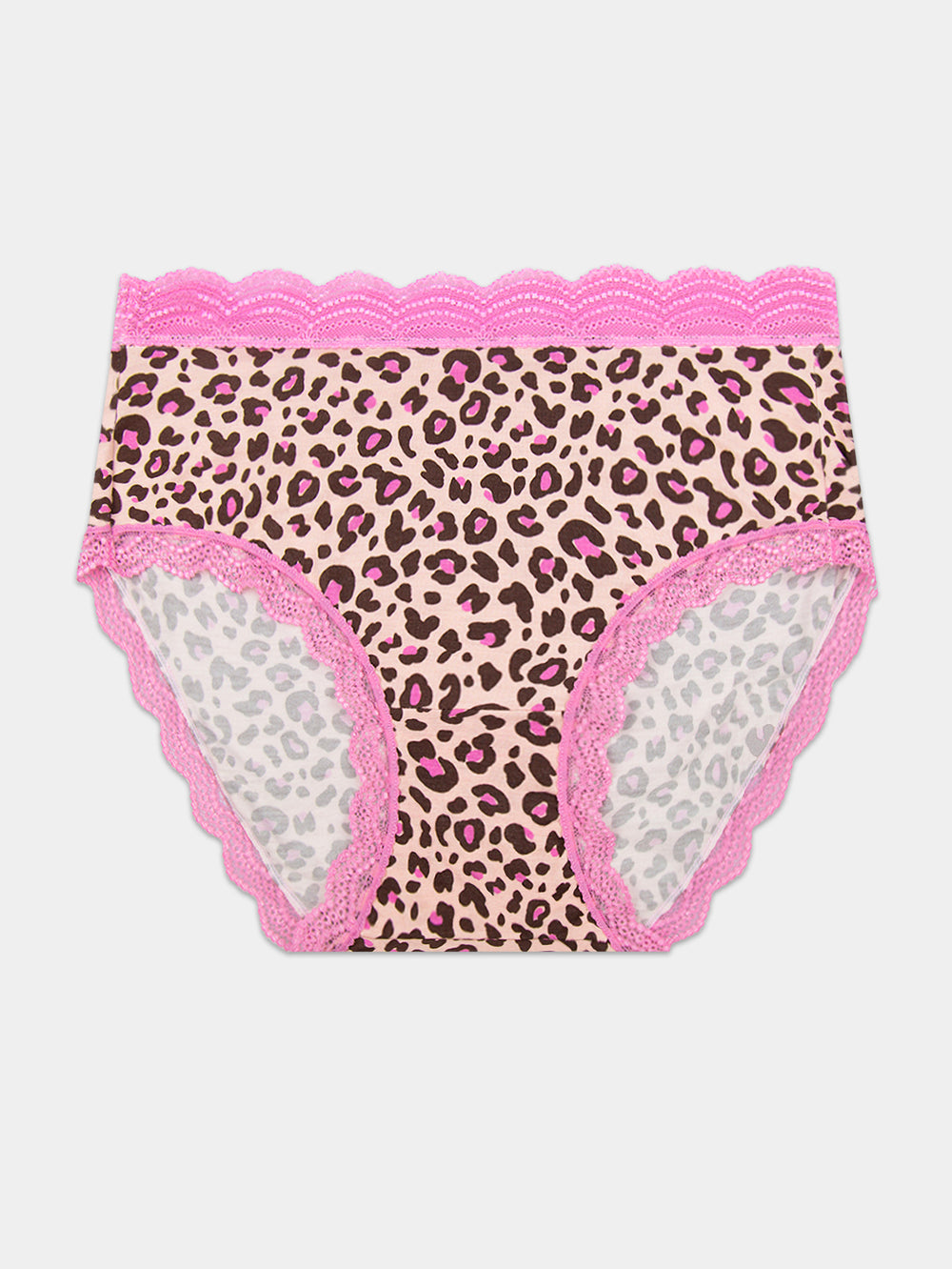High Rise Knicker - Liquorice Leopard Charming Garment Enterprises Co