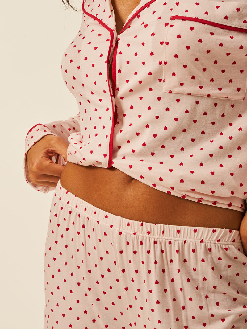 Long Pyjama Set - Mini Heart