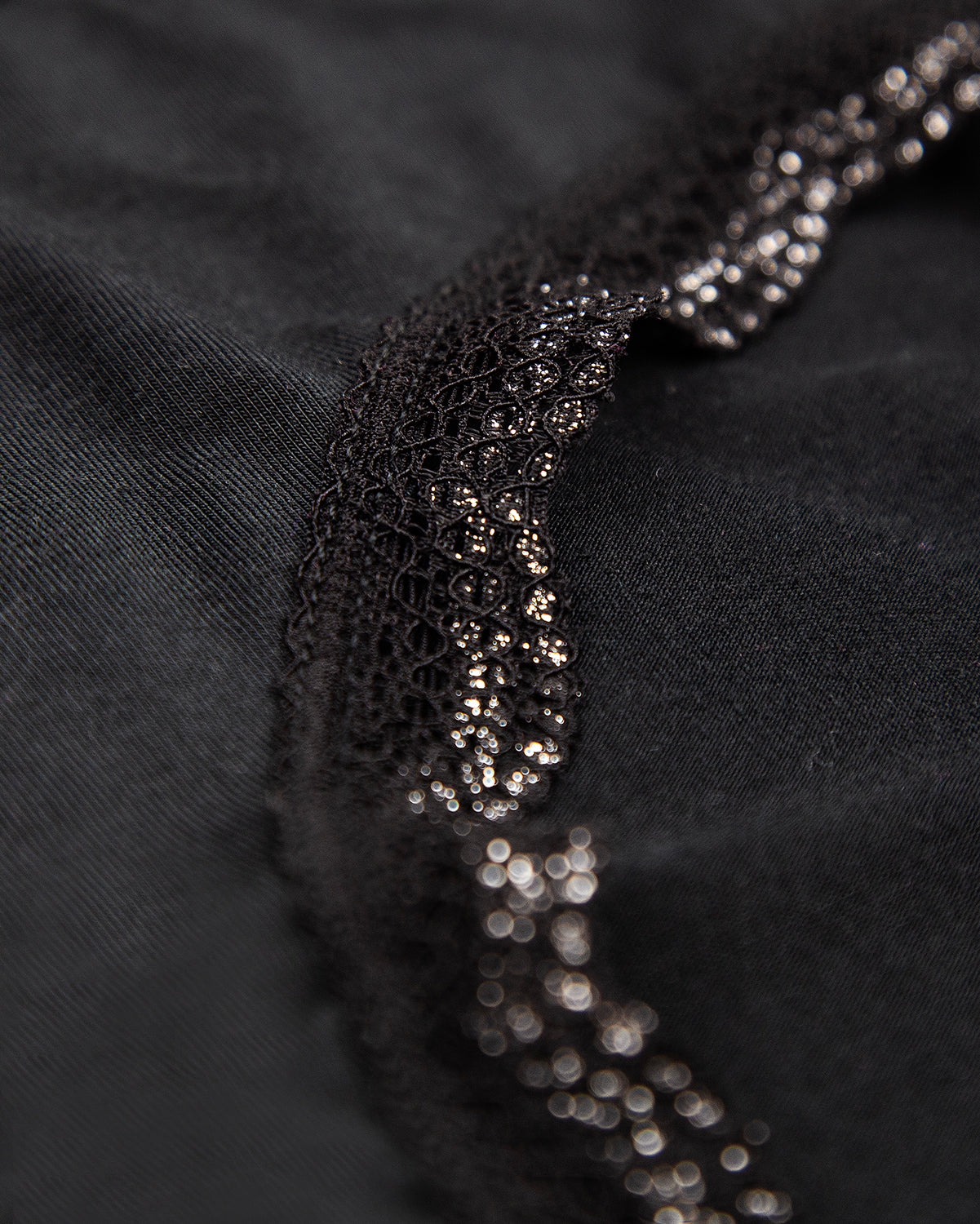 The Original Knicker - Black Sparkle Lace Wholegood Inter-United Ltd
