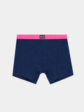 Men's Boxer - Navy & Pop Pink