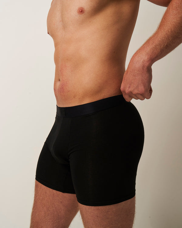 Men's Boxer - Black Wholegood Inter-United Ltd