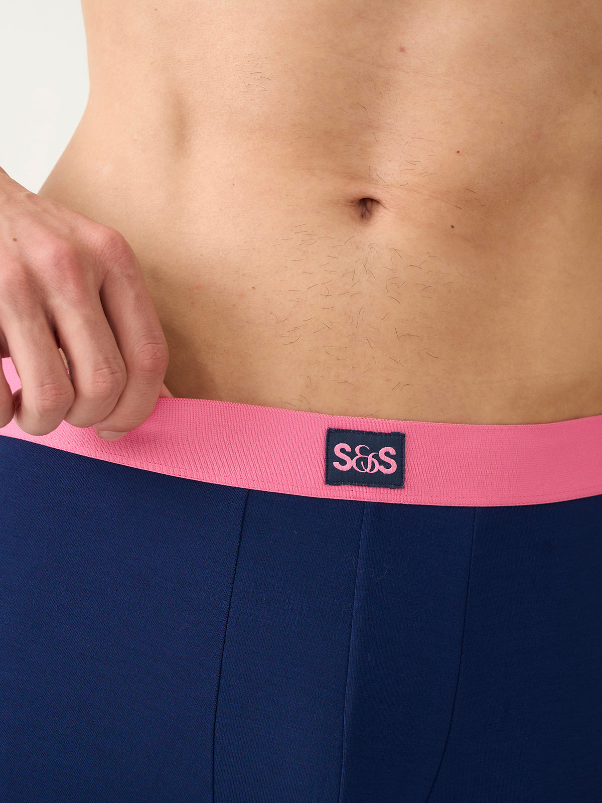 Men's Boxer Four Pack - Navy Contrasts