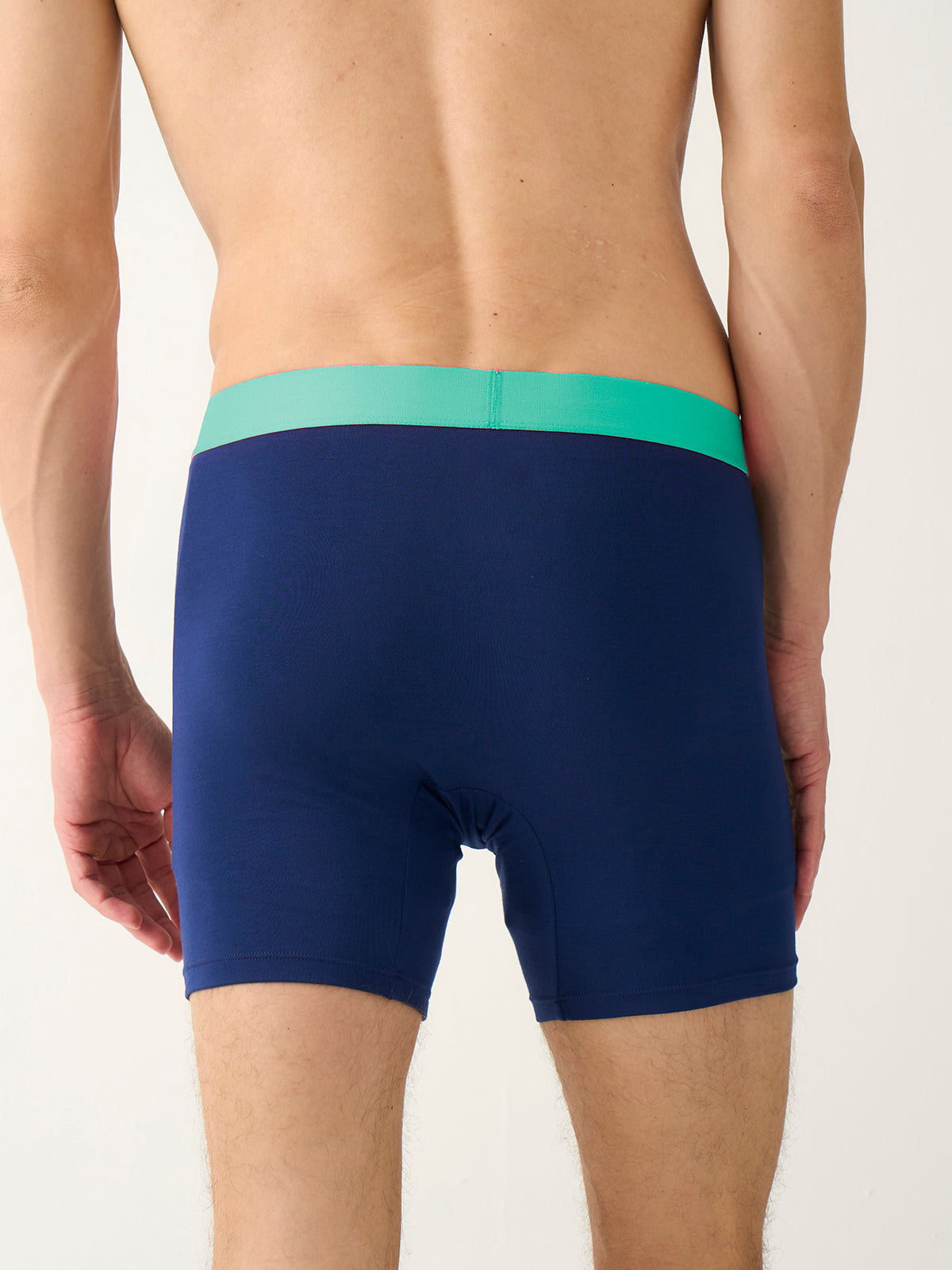 Men's Boxer Four Pack - Navy Contrasts