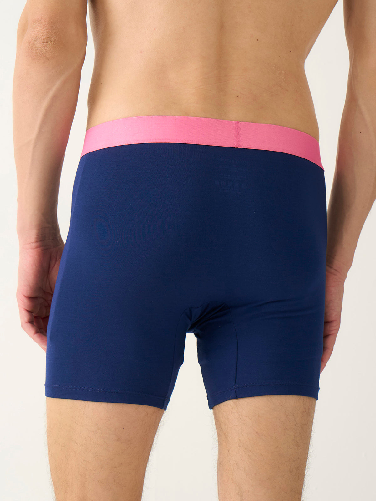 Men's Boxer Four Pack - Navy Contrasts