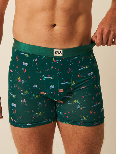 Men's Boxer - Gone Skiing