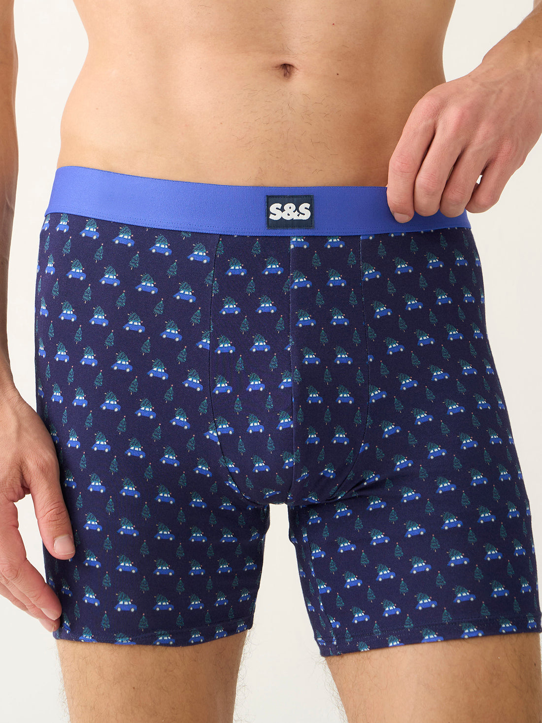 Men's Boxer - Drivin Home for Christmas