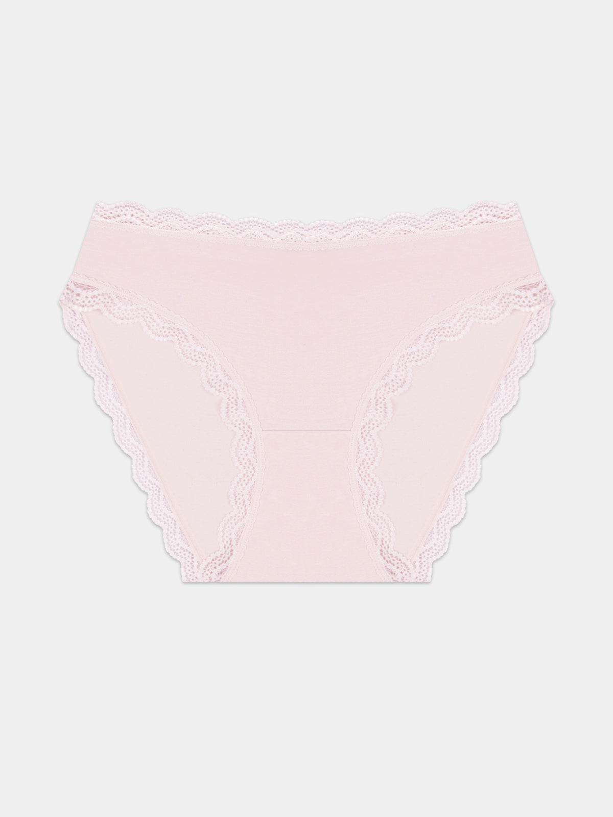 Mid Rise High Leg Knicker - Pink-a-Boo
