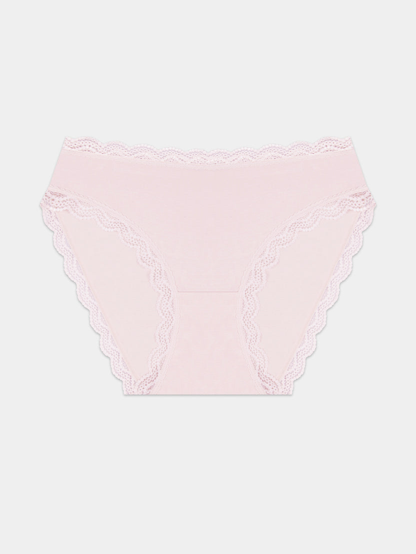 Mid Rise High Leg Knicker - Pink-a-Boo | Sustainable TENCEL™ Underwear ...