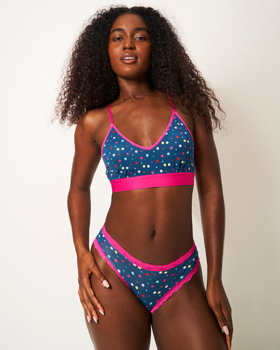 The Original Knicker - Midnight Confetti Stripe & Stare