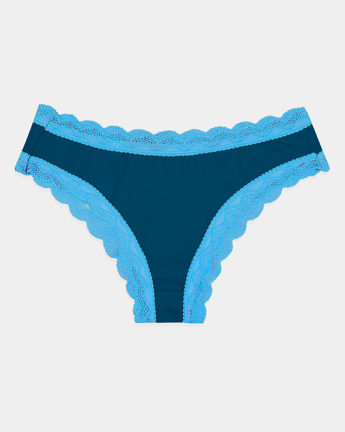 Brazilian Knicker - Midnight Neon Blue Charming Garment Enterprises Co