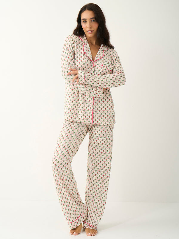 Long Pyjama Set - Mistletoe Kisses