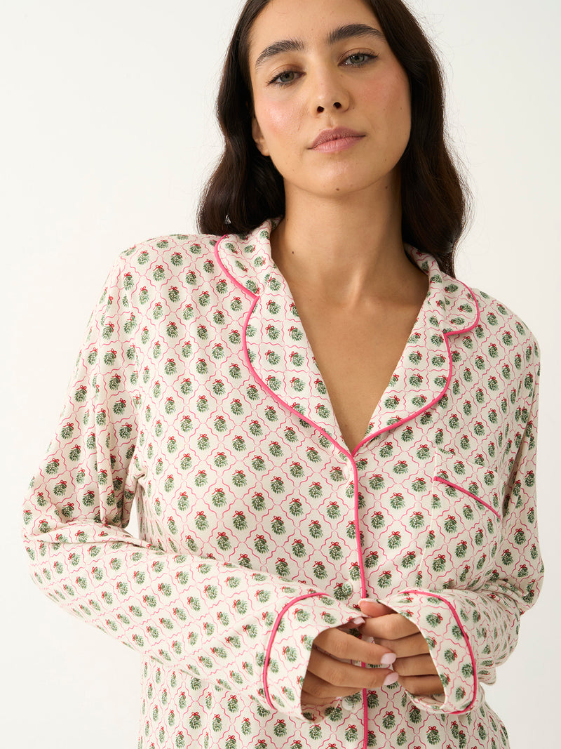 Long Pyjama Set - Mistletoe Kisses