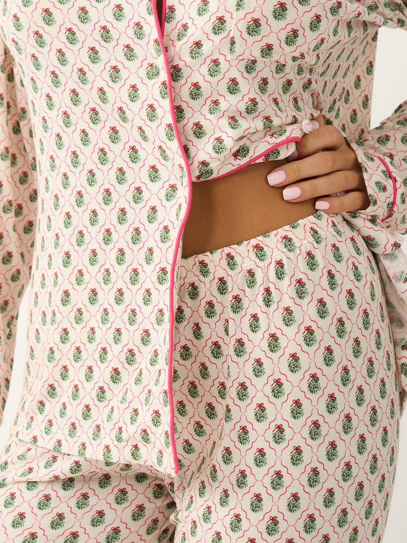 Long Pyjama Set - Mistletoe Kisses