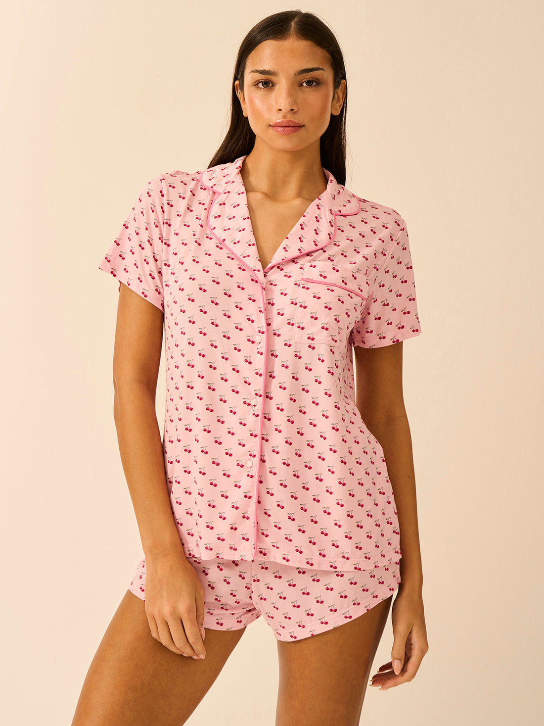 Short Pyjama Set - Cherry Baby