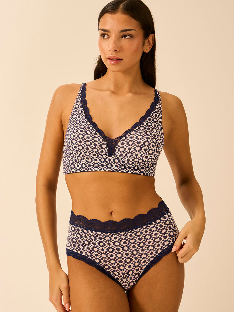 High Rise Knicker - Mosaic Nights