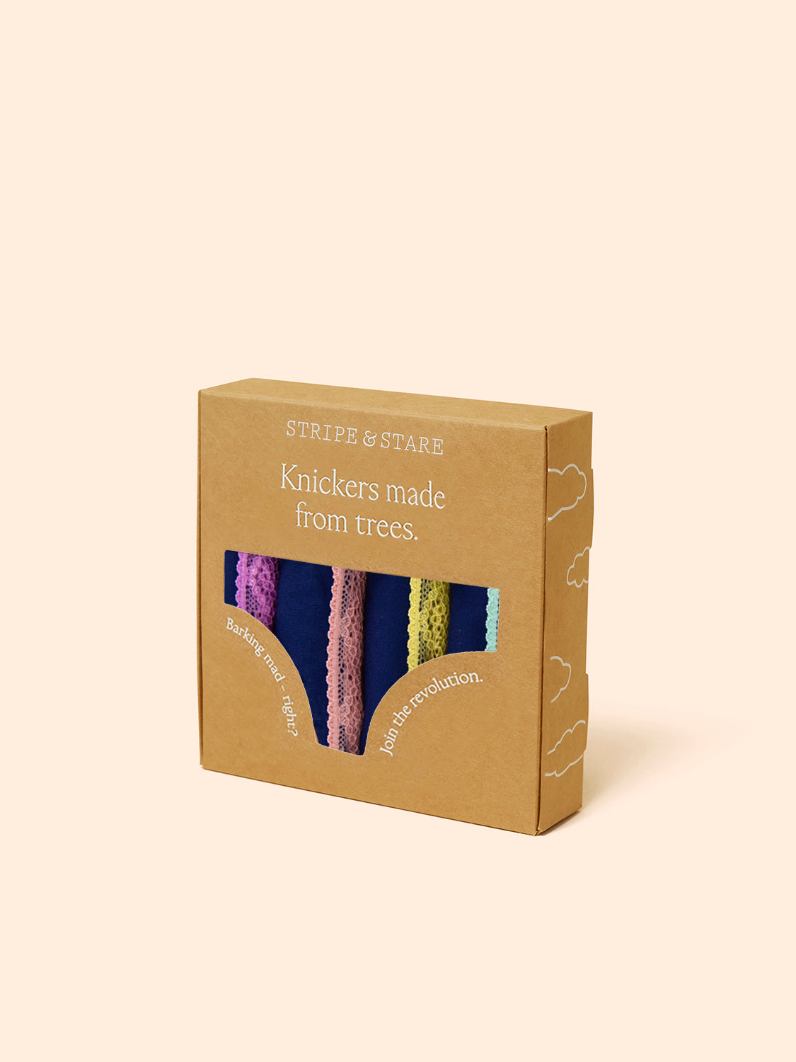 The Original Knicker Four Pack - Navy Pastels Wholegood Inter-United Ltd