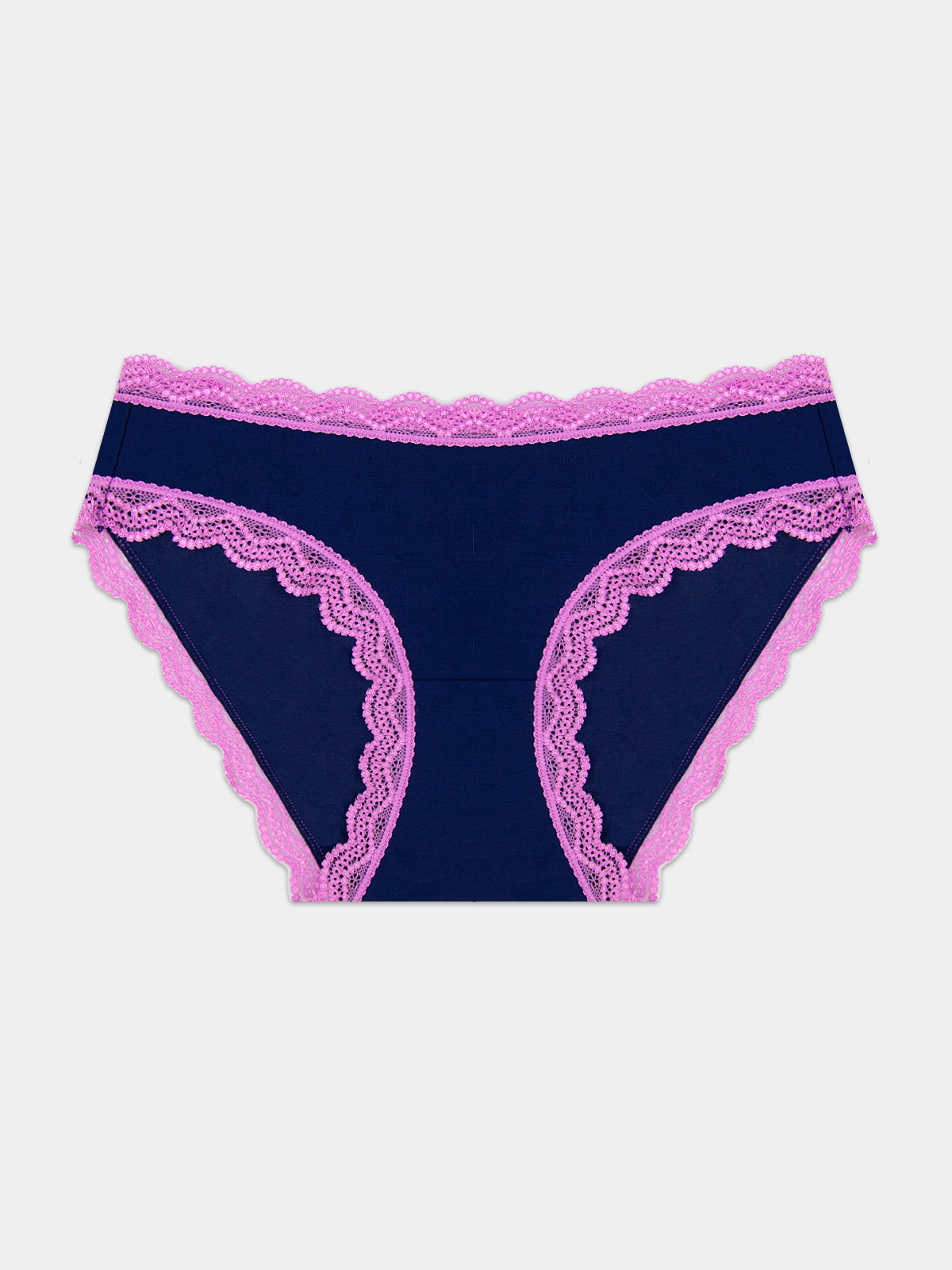 The Original Knicker - Navy & Sweet Violet