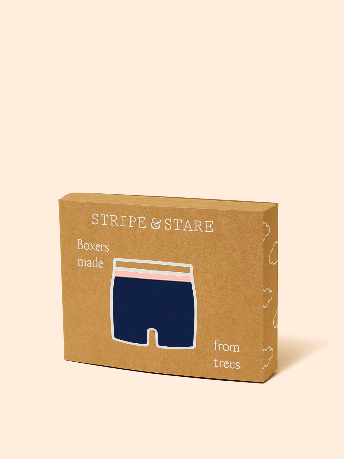 Women's Boxer - Navy & Neon Peach Wholegood Inter-United Ltd