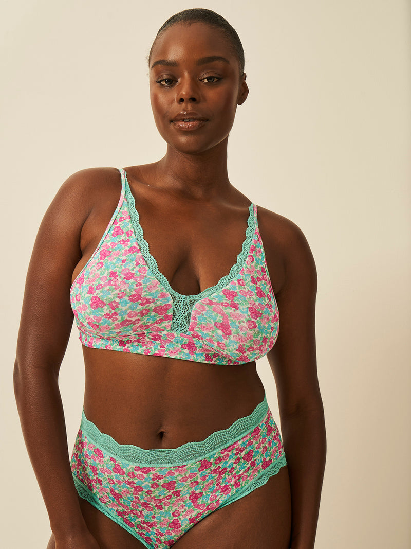 High Rise Knicker - Neon Meadow Charming Garment Enterprises Co